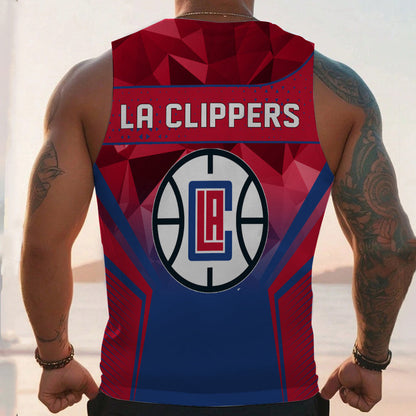 LIMITED EDITION - NEW CUSTOMIZED NBA10 LCL LOS ANGELES CLIPPERS UNISEX TANK TOP