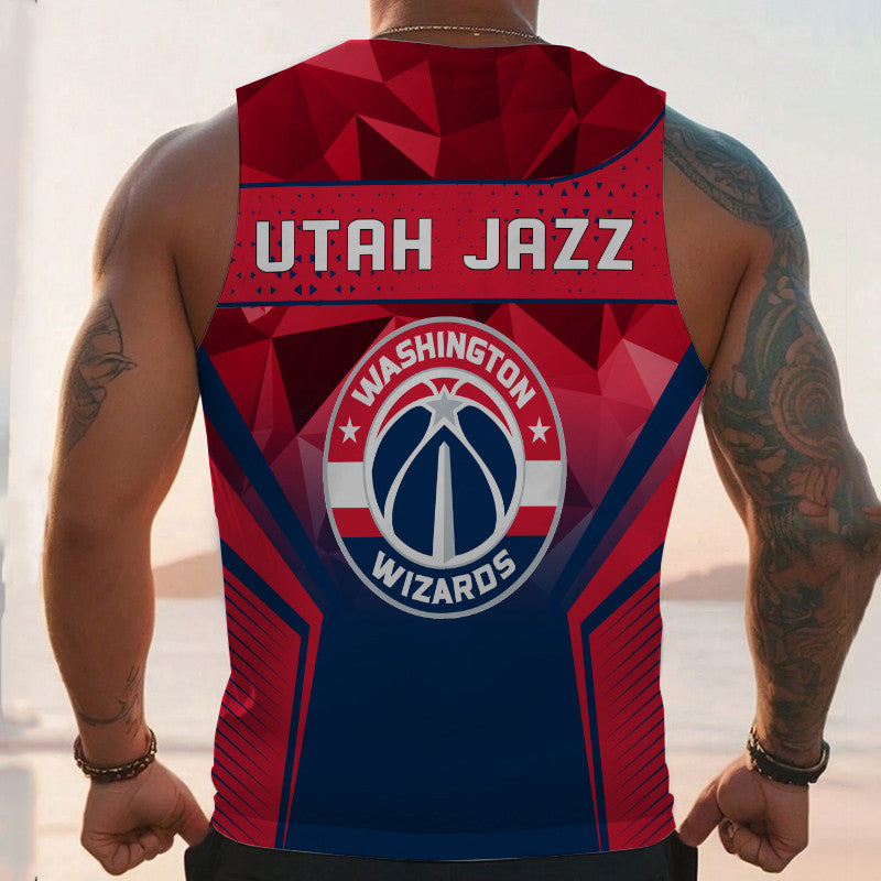 LIMITED EDITION - NEW CUSTOMIZED NBA28 WWI WASHINGTON WIZARDS UNISEX TANK TOP