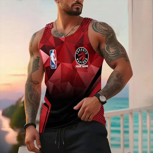 LIMITED EDITION - NEW CUSTOMIZED NBA24 TRA TORONTO RAPTORS UNISEX TANK TOP