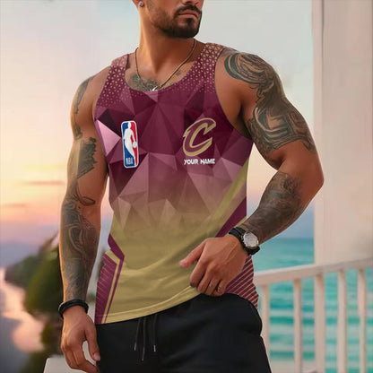 LIMITED EDITION - NEW CUSTOMIZED NBA02 CCA CLEVELAND CAVALIERS UNISEX TANK TOP