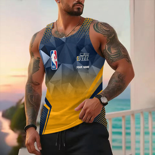 LIMITED EDITION - NEW CUSTOMIZED NBA29 UJZ UTAH JAZZ UNISEX TANK TOP