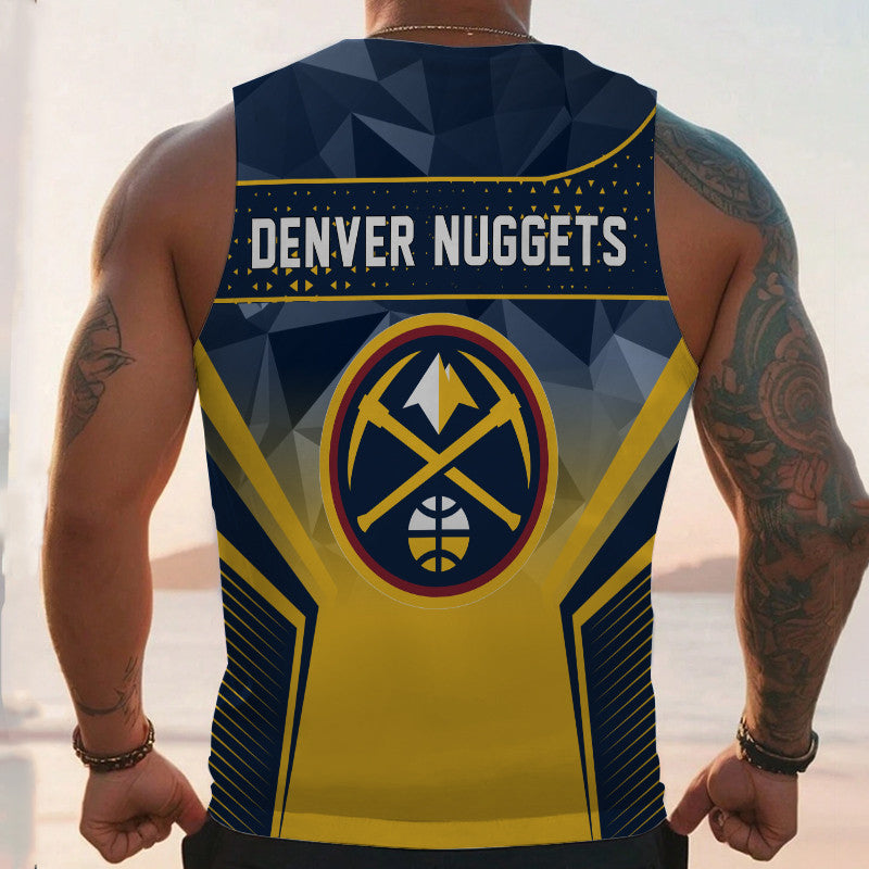 LIMITED EDITION - NEW CUSTOMIZED NBA08 DNU DENVER NUGGETS UNISEX TANK TOP