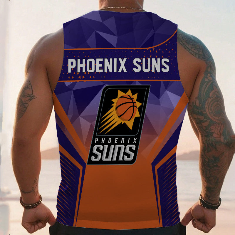 LIMITED EDITION - NEW CUSTOMIZED NBA21 PSU PHOENIX SUNS UNISEX TANK TOP
