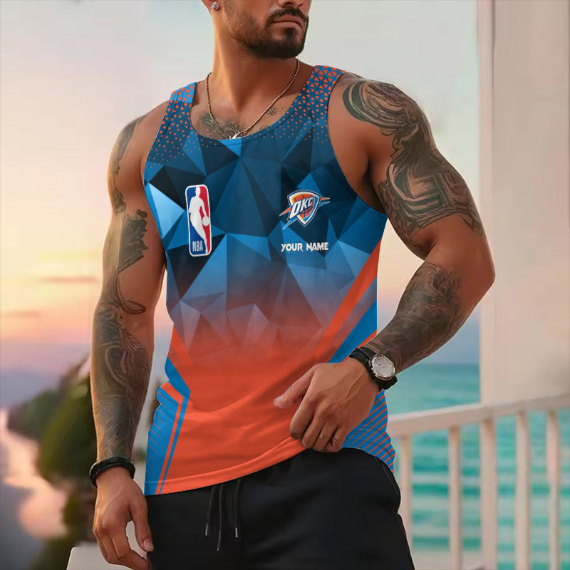 LIMITED EDITION - NEW CUSTOMIZED NBA01 OCT OKLAHOMA CITY THUNDER UNISEX TANK TOP