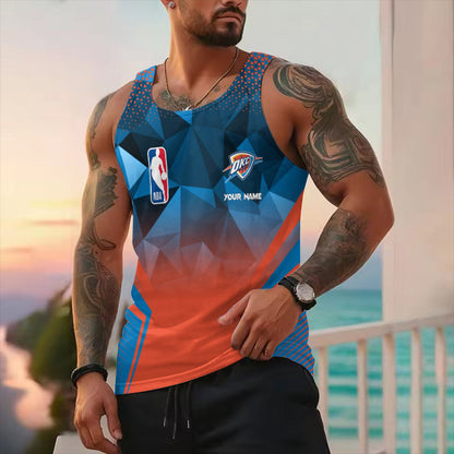 LIMITED EDITION - NEW CUSTOMIZED NBA01 OCT OKLAHOMA CITY THUNDER UNISEX TANK TOP