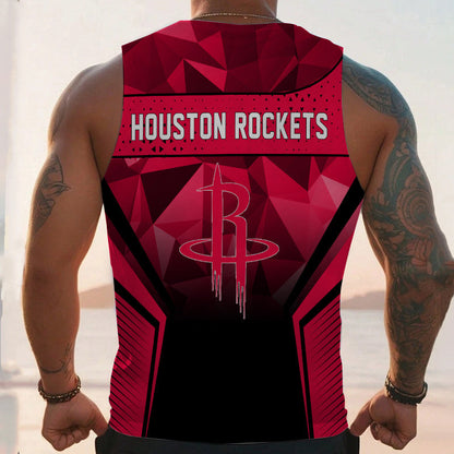LIMITED EDITION - NEW CUSTOMIZED NBA07 HRO HOUSTON ROCKETS UNISEX TANK TOP